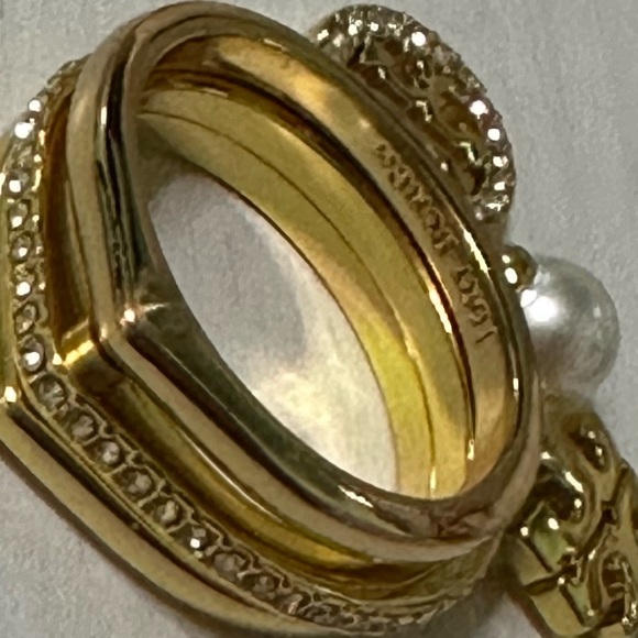 Tory Burch Miller pave / crystal charms  Ring - Picture 13 of 14